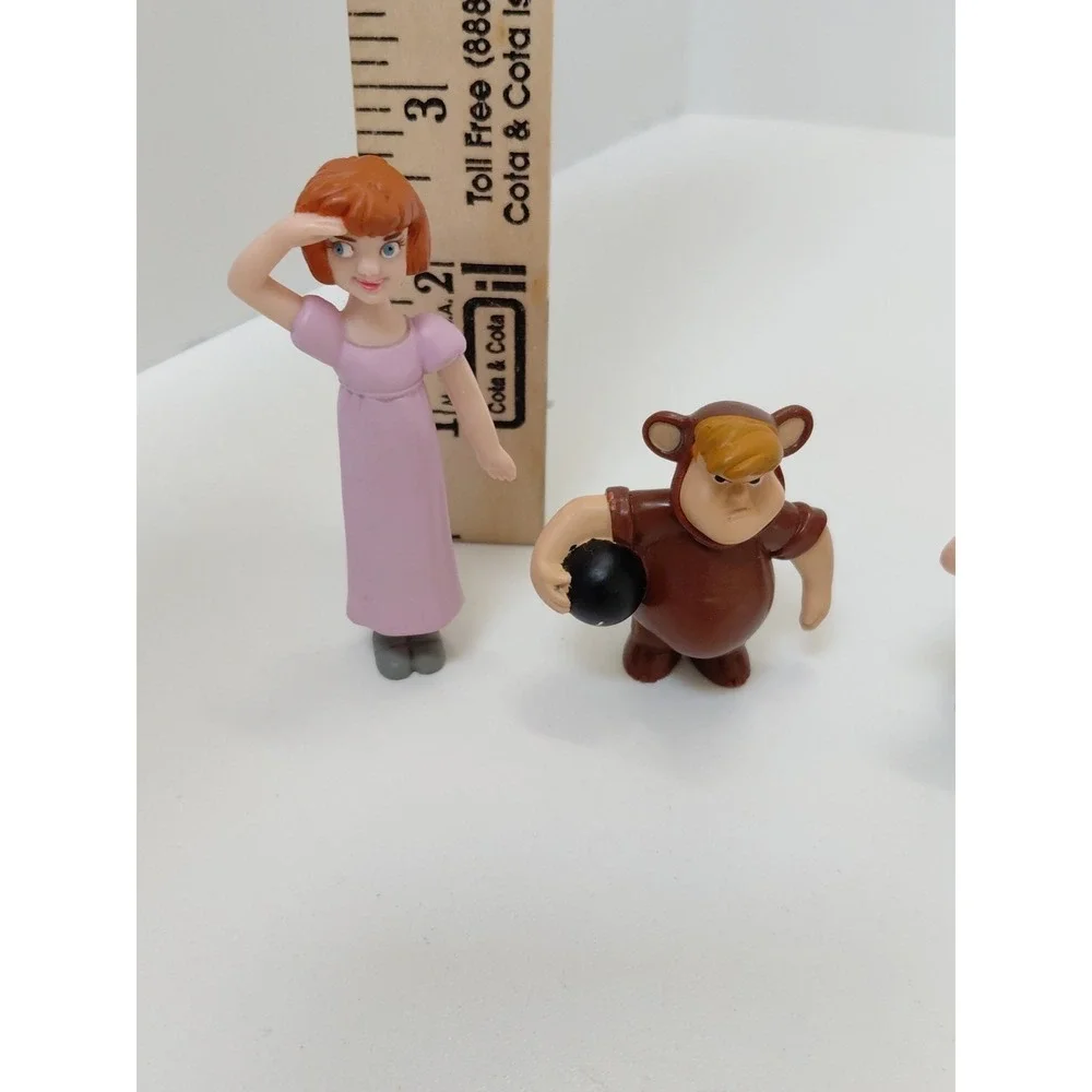 McDonalds 3 PVC figure SMEE JANE & CUBBY from‎ Peter Pan Neverland Pirate ship